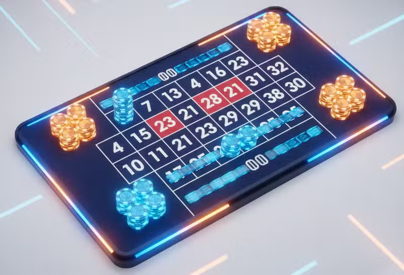 Apuestas internas de ruleta
