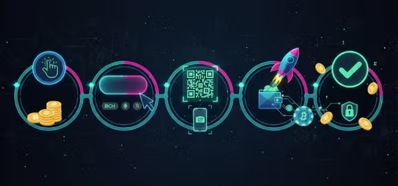 Pasos para depositar Bitcoin Cash en un casino online