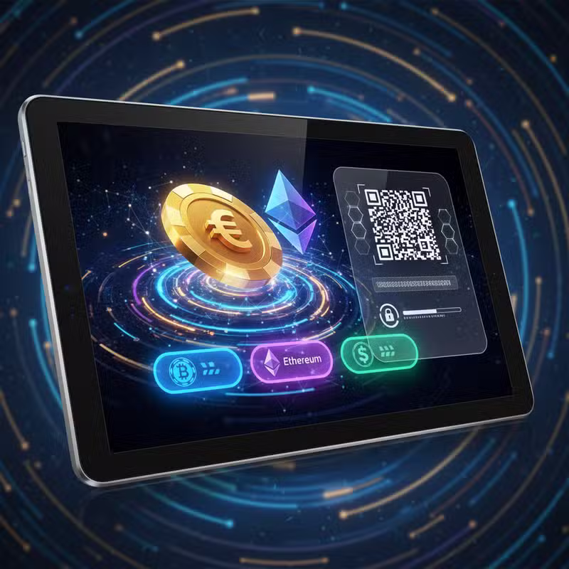 Selección de Ethereum como método de pago en el casino