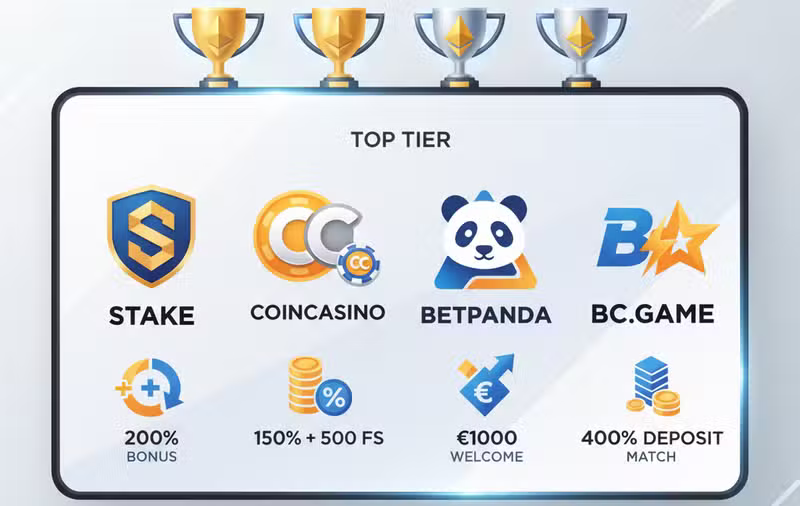 Ranking de los mejores casinos Ethereum 2025