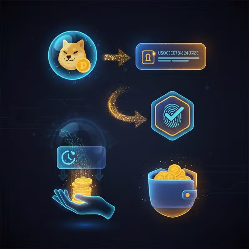 Proceso de retiro con Dogecoin