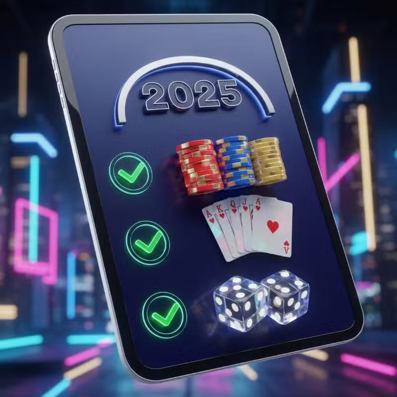 Checklist de selección de casino 2025
