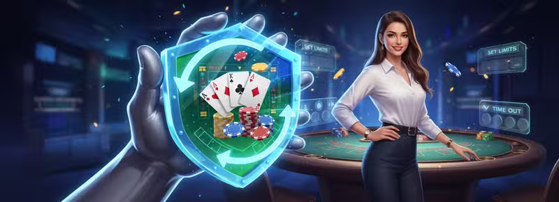 Juego responsable de blackjack en vivo