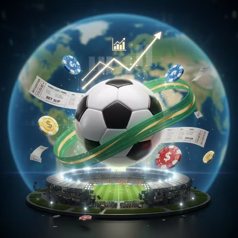 Apuestas deportivas y fichas de casino durante la Copa Mundial