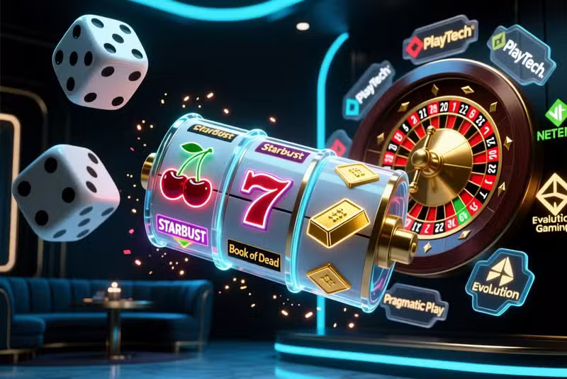 proveedores de juegos de casino populares