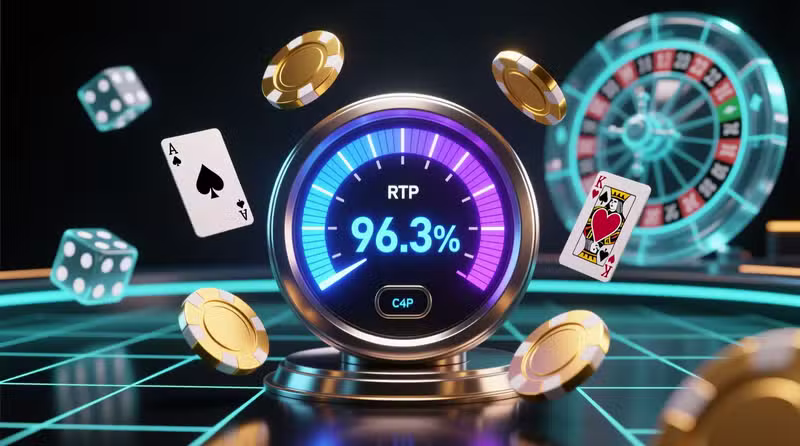 Indicador de RTP en juegos de casino