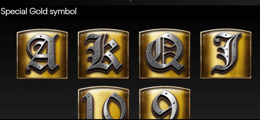 Knights of Fortune Special Gold Symbol