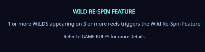 Lotsa Lines wild respin feature