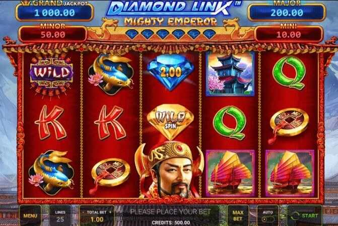 Diamond Link Mighty Emperor Theme