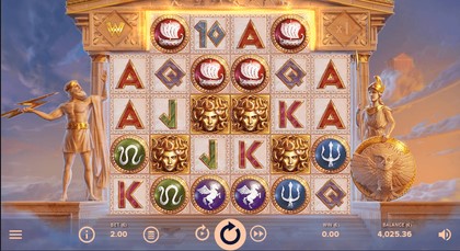 Parthenon Quest for Immortality Theme & Graphics