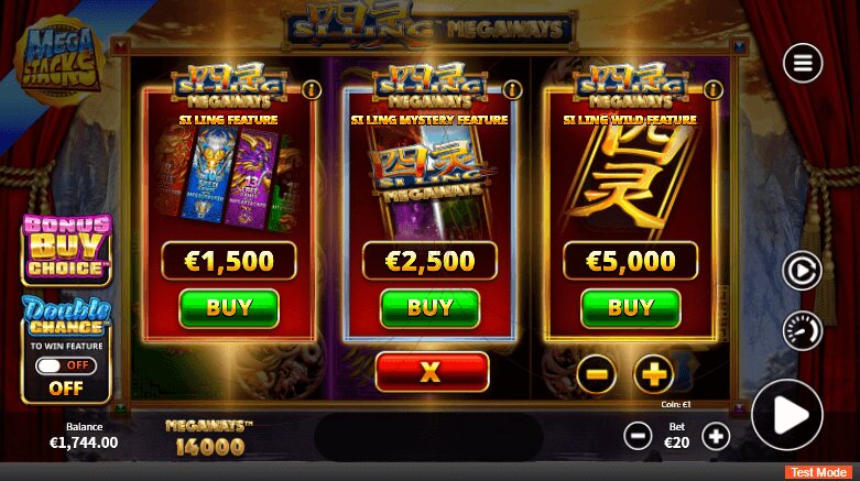 Si Ling Megaways Buy Bonus