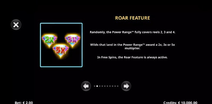 Diamond King Gold Roar Feature