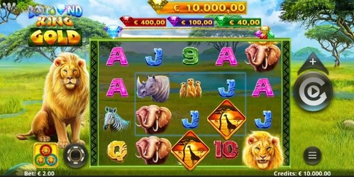 Diamond King Gold Theme & Design