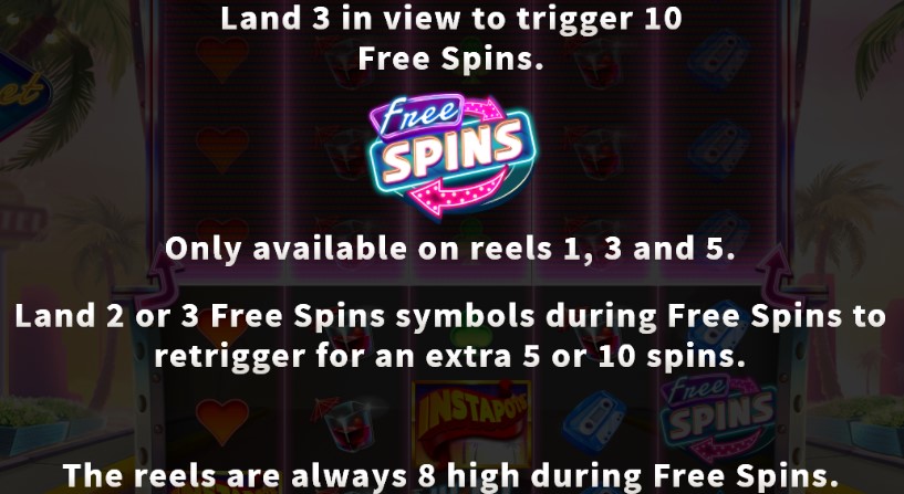 77 Sunset Strip Free Spins