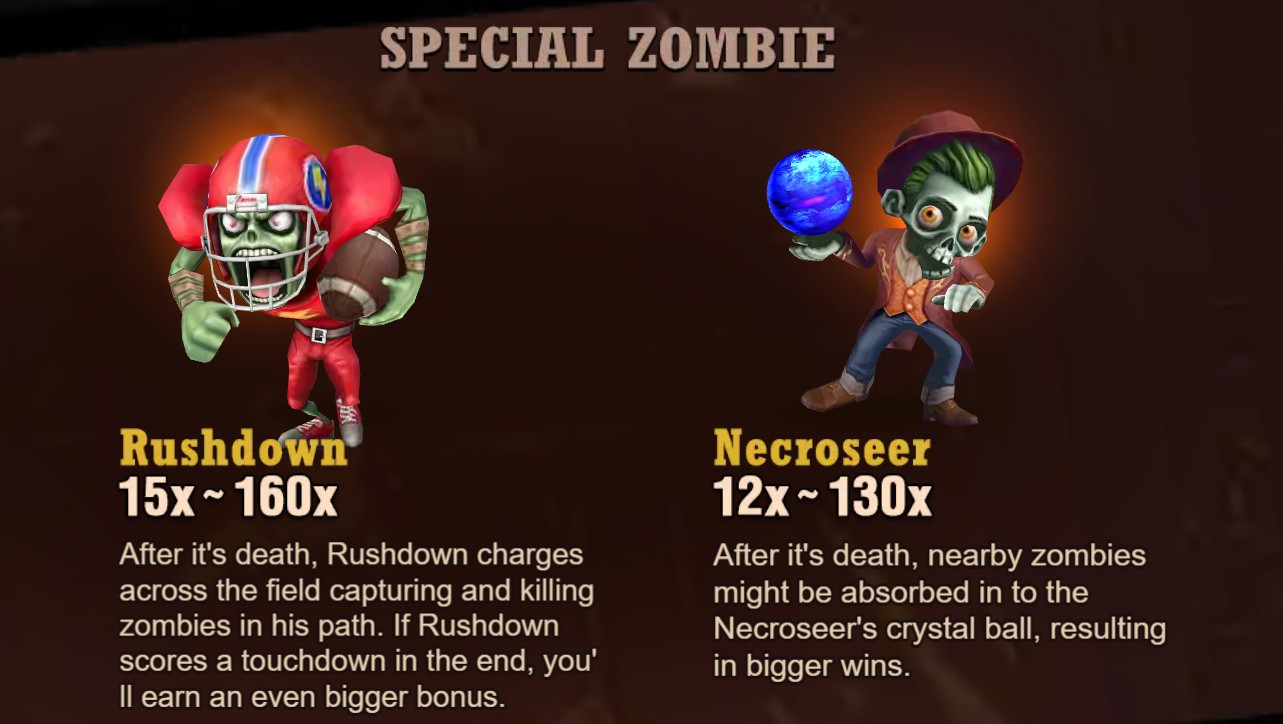 Symbols 6 Fortune Zombie 2