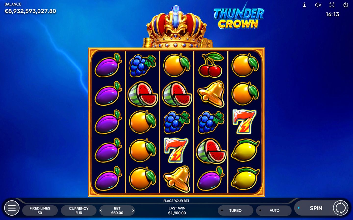 Theme and Design Thunder Crown